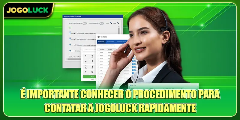 É importante conhecer o procedimento para contatar a Jogoluck rapidamente