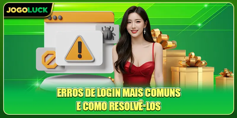 Erros de login mais comuns e como resolvê-los