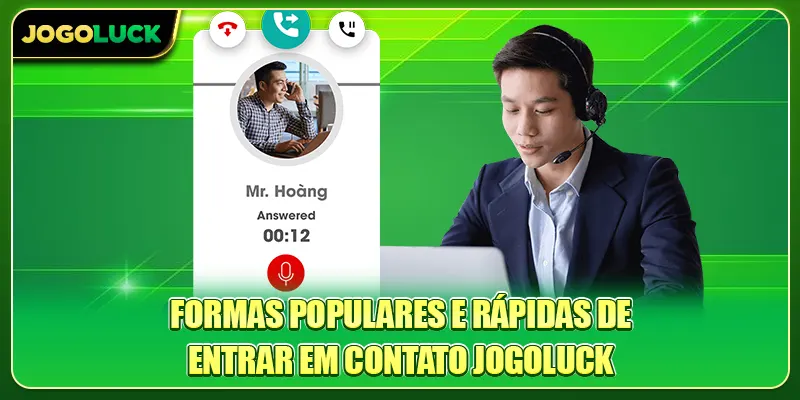 Formas populares e rápidas de entrar em Contato Jogoluck
